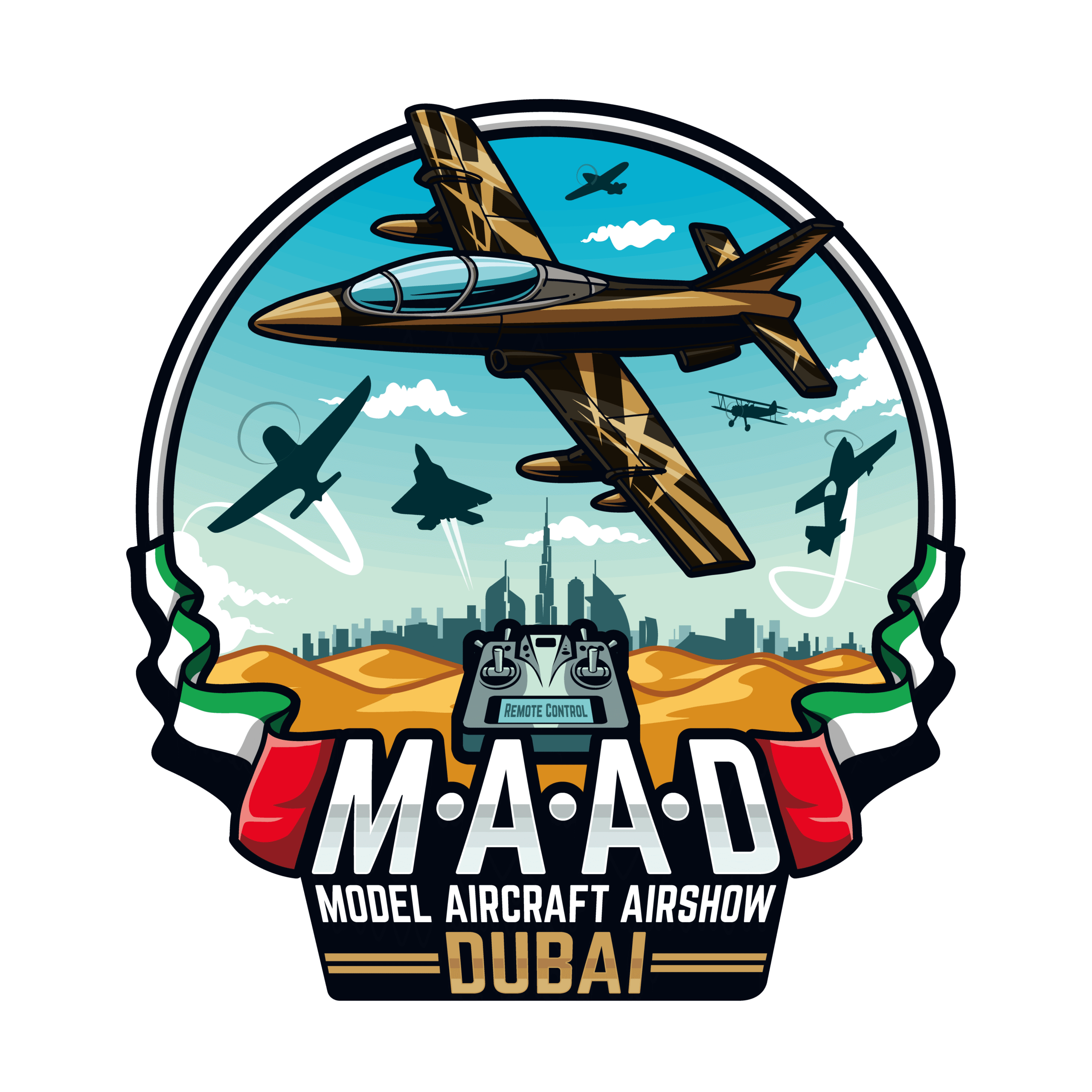 MAAD MODEL AIRCRAFT AIRSHOW DUBAI LOGO FINAL